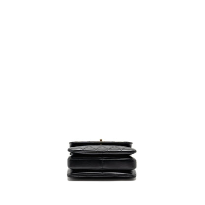 Chanel 24s Mini Trendy CC Lambskin Black L(microchip)