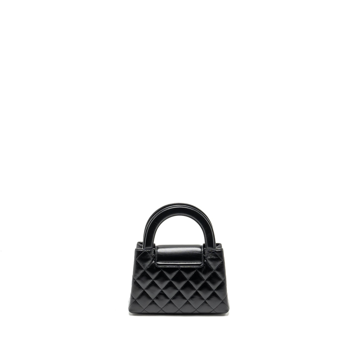 Chanel Mini Kelly Shopping Tote Bag Calfskin Black  (Microchip)