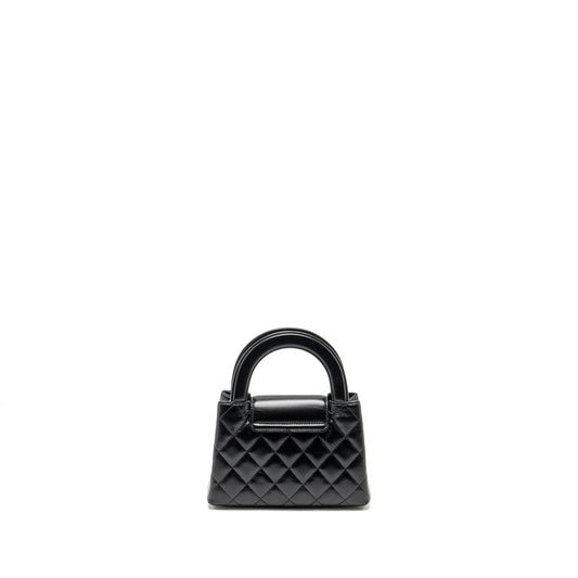 Chanel Mini Kelly Shopping Tote Bag Calfskin Black  (Microchip)