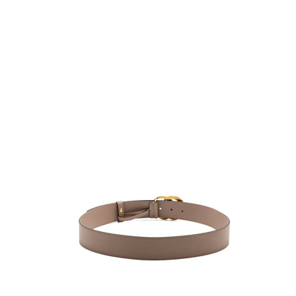 Gucci Size 95 2015 Re-Edition Wide Leather Belt Beige
