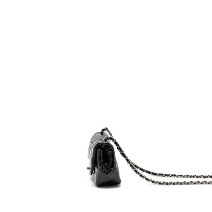 Chanel Classic Mini Square Flap Bag Patent Black