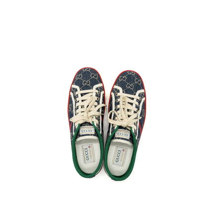 Gucci Size 39 Denim Sneakers Multicolour
