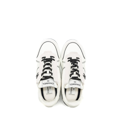 Chanel Size 38 23C sneakers Multicolour black / white / light grey