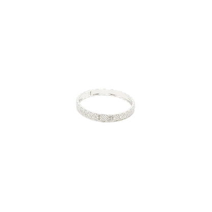 Chanel Size M Coco Crush Bracelet Quilted Motif 18k white gold diamonds