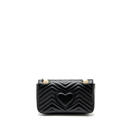 Gucci small marmont bag calfskin black