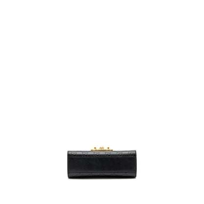 Gucci padlock chain bag calfskin black