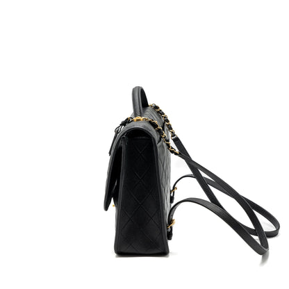 Chanel 22k Large Backpack Caviar Black (microchip)