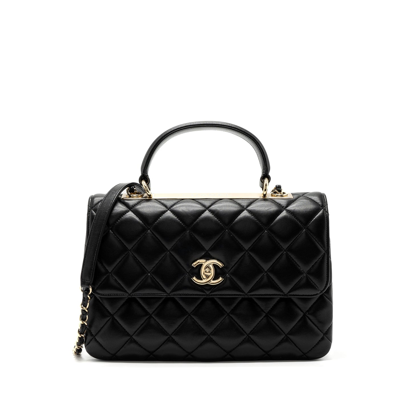 Chanel medium trendy CC lambskin black