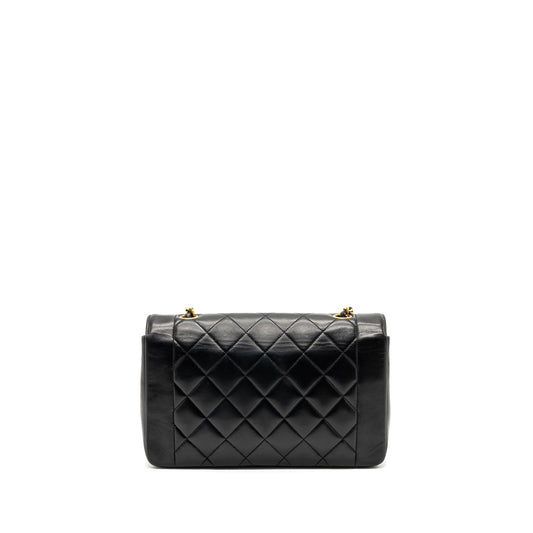 Chanel Vintage Diana Flap Bag Lambskin Black