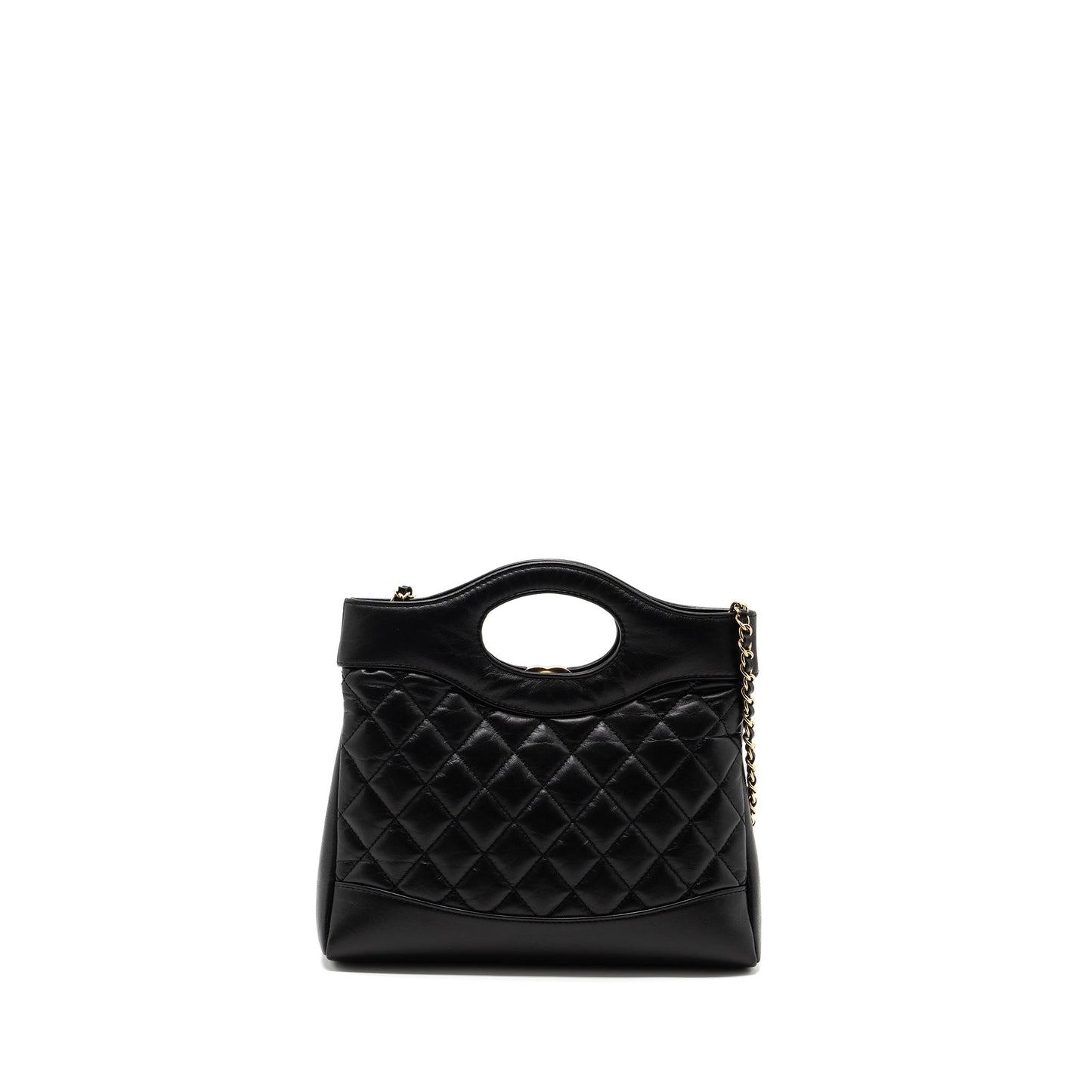 Chanel 23A Mini 31 Bag Calfskin Black L (Microchip)