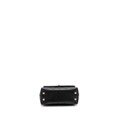 Chanel Mini Coco Handle Caviar Black L (Microchip)