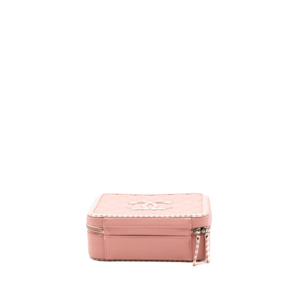 Chanel Medium Filigree Vanity Case Caviar Pink Multicolour