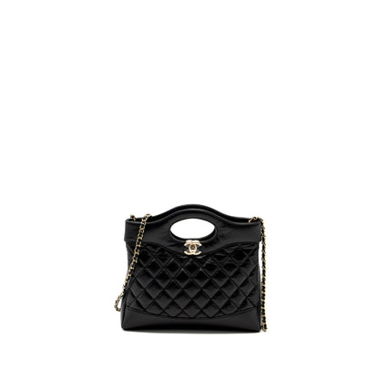 Chanel 23A Mini 31 Bag Calfskin Black L (Microchip)