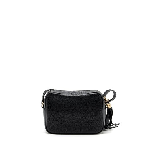 Gucci soho disco camera bag grained calfskin black
