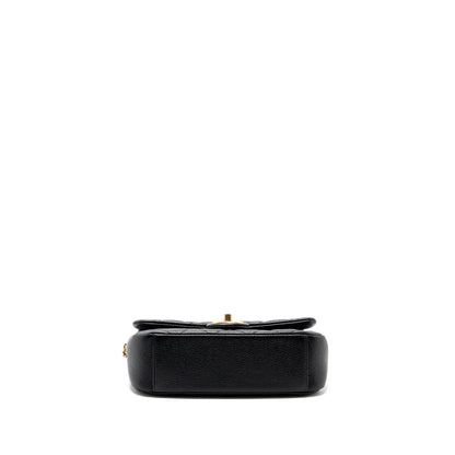 Chanel 21A chain Soul Flap bag grained calfskin black  (Microchip)
