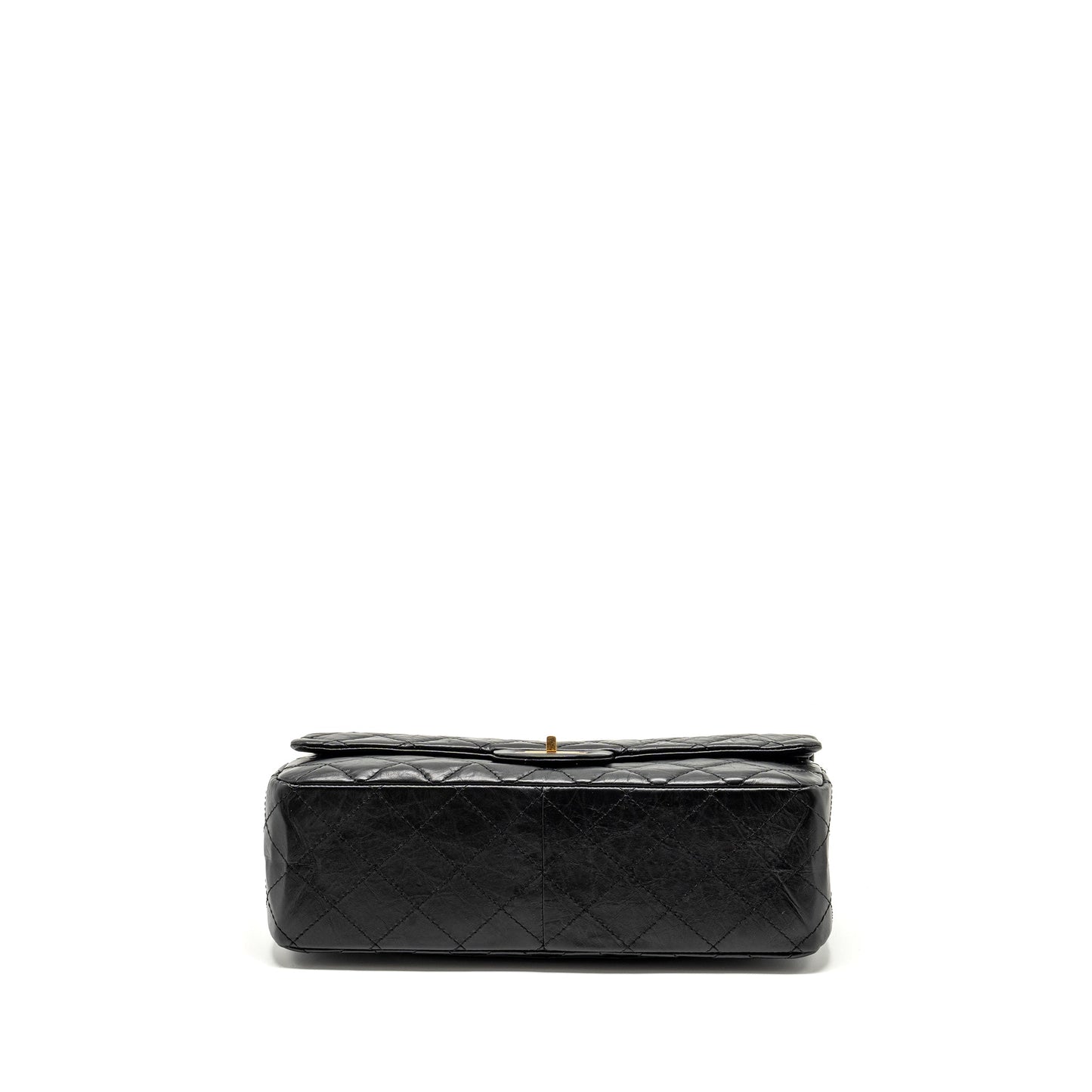 Chanel Maxi 2.55 reissue flap bag aged calfskin Black