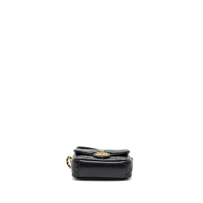 Chanel Mini Twist Your Button Flap Bag Caviar Black (Microchip)