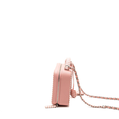 Chanel Medium Filigree Vanity Case Caviar Pink Multicolour