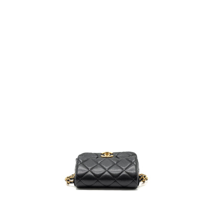 Chanel Mini Twist Your Button Flap Bag Caviar Black (Microchip)
