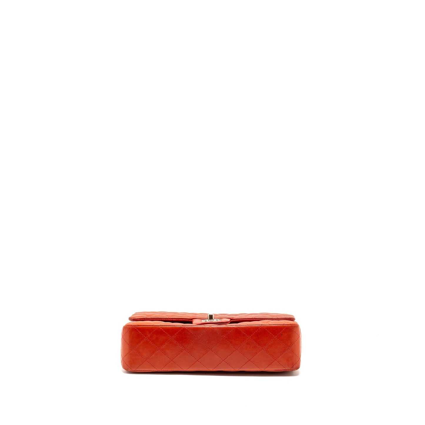 Chanel Medium Classic double flap bag lambskin red