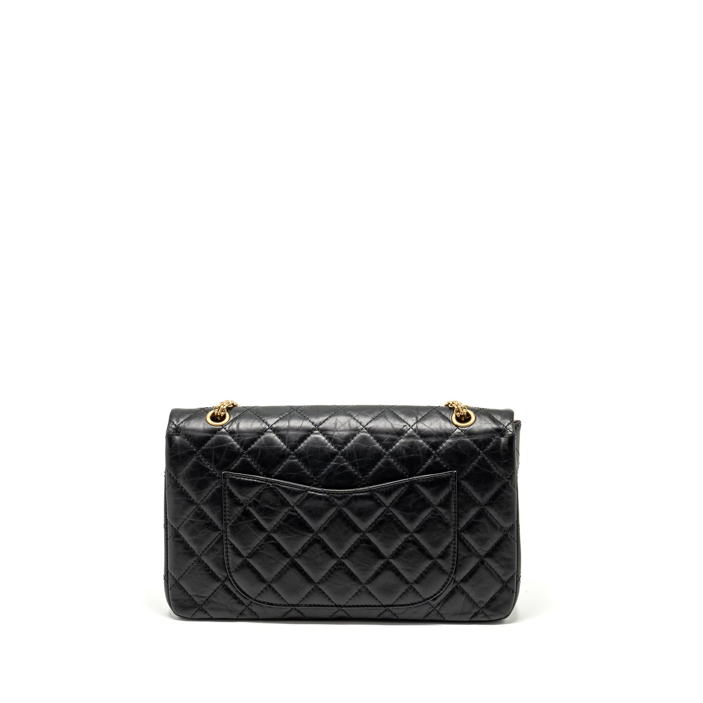 Chanel Maxi 2.55 reissue flap bag aged calfskin Black