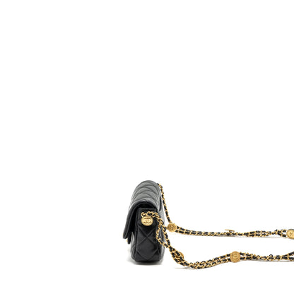 Chanel Mini Twist Your Button Flap Bag Caviar Black (Microchip)