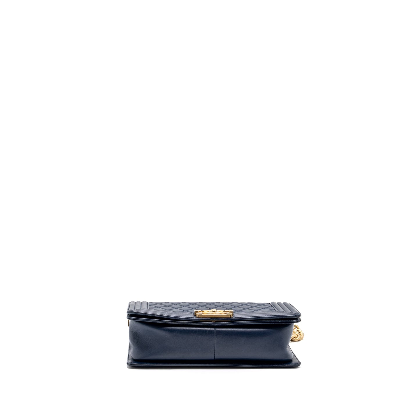 CHANEL MEDIUM BOY BAG lambskin BLUE