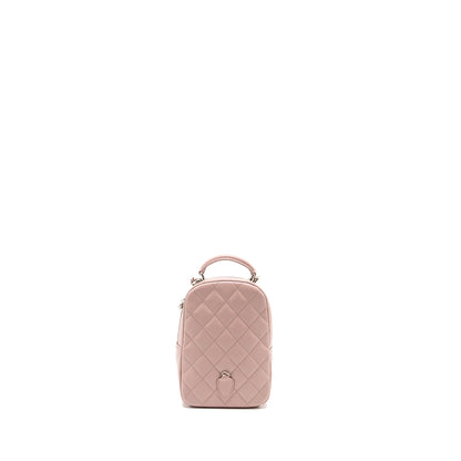 Chanel 24P Classic mini Backpack Caviar Light Pink  (Microchip)