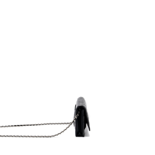 Chanel Classic Wallet On Chain Patent Black