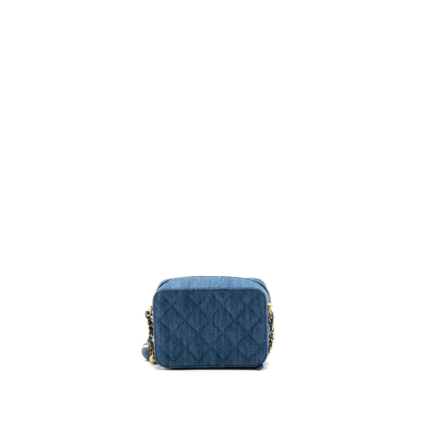 Chanel Pearl Crush Camera Bag Denim Blue