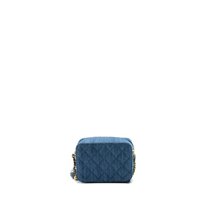 Chanel Pearl Crush Camera Bag Denim Blue
