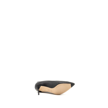 Chanel Size 36.5 Heels Leather Black