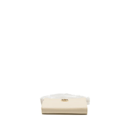 Gucci Interlocking G Crossbody Chain Bag Wallet leather White L