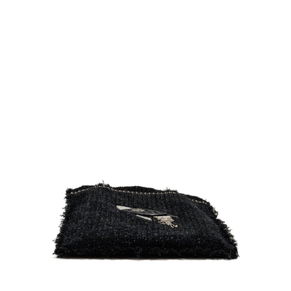 Chanel rocket tote bag tweed black