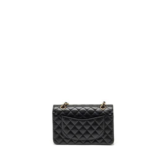 Chanel Small Classic Double Flap Bag Caviar Black