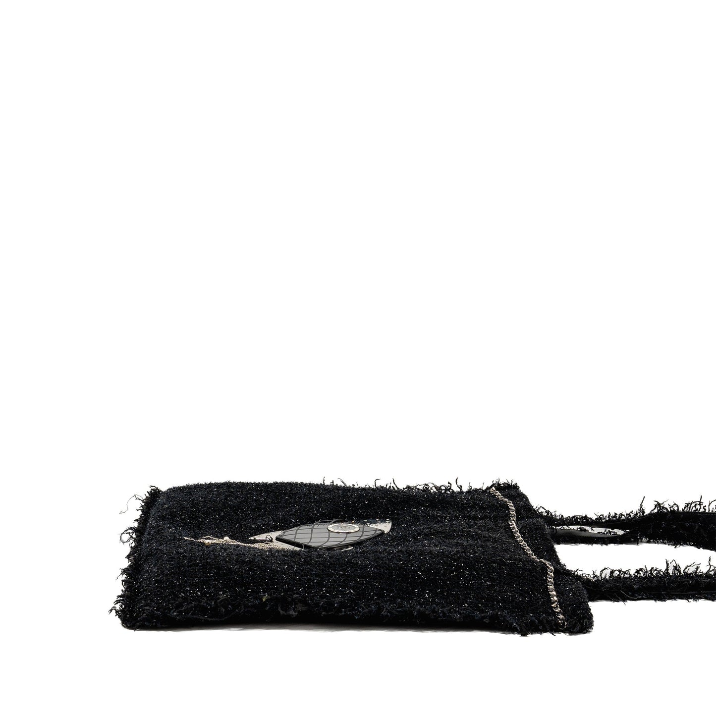 Chanel rocket tote bag tweed black