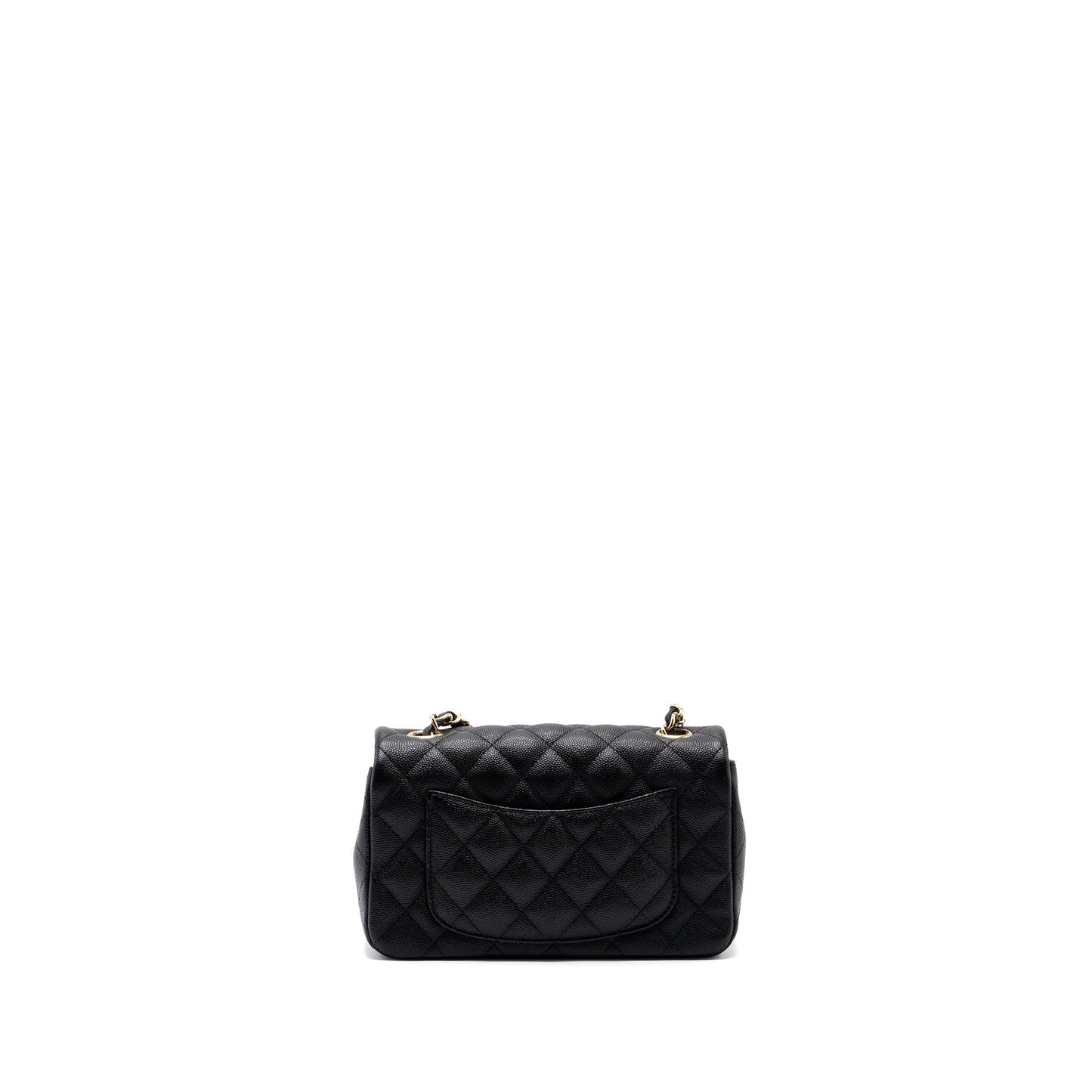 Chanel Classic Mini Rectangular Flap Bag Caviar Black