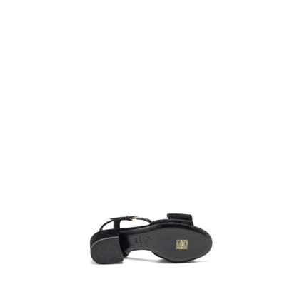 Chanel Size 36 24K Crystal CC Logo Sandals Velvet Black L
