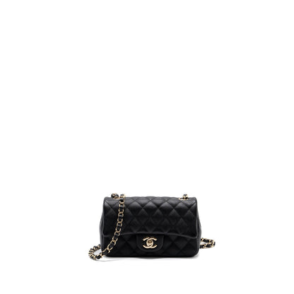 Chanel Classic Mini Rectangular Flap Bag Caviar Black