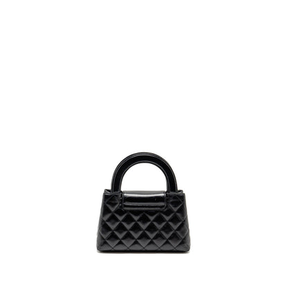 Chanel Mini Kelly Shopping Tote Bag Calfskin black  (microchip)
