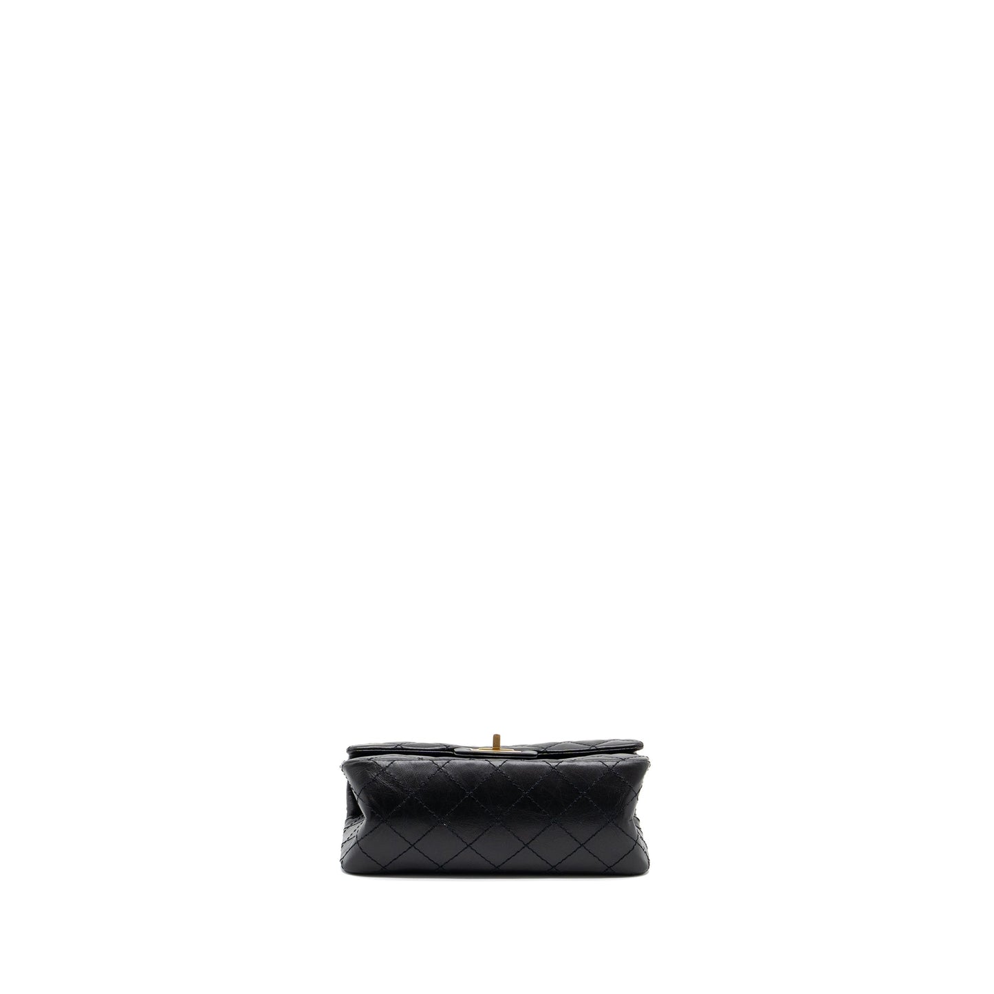 Chanel Mini 2.55 Reissue Flap Bag Aged Calfskin Black  (Microchip)