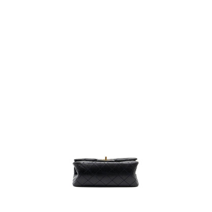Chanel Mini 2.55 Reissue Flap Bag Aged Calfskin Black  (Microchip)