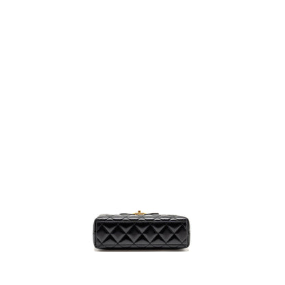 Chanel Mini Kelly Shopping Tote Bag Calfskin black  (microchip)