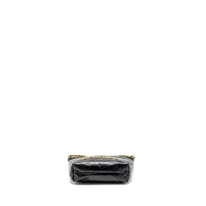 Chanel Mini 22 Bag Shiny Calfskin BLACK  (Microchip)