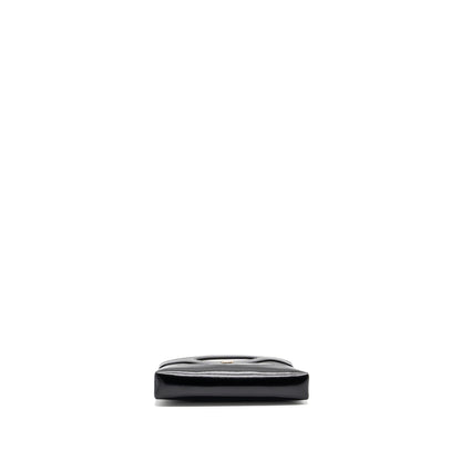 Chanel 24C mini 31 clutch with chain shiny calfskin black L (microchip)