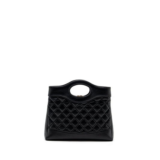 Chanel 23A Mini 31 Bag Calfskin Black L (microchip)