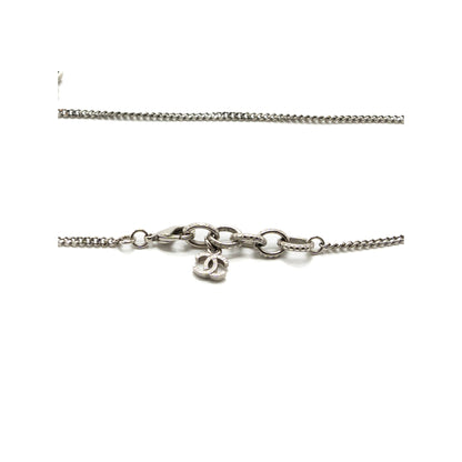 Chanel Star Necklace With CC Logo Grey With Ruthenium Hardware