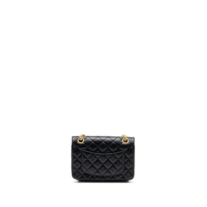 Chanel Mini 2.55 Reissue Flap Bag Aged Calfskin Black  (Microchip)