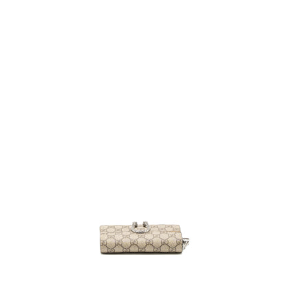 Gucci Dionysus Super Mini Bag GG Supreme/Suede Beige SHW