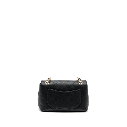 Chanel Chain Handle Flap Bag Quilted Calfskin Black L